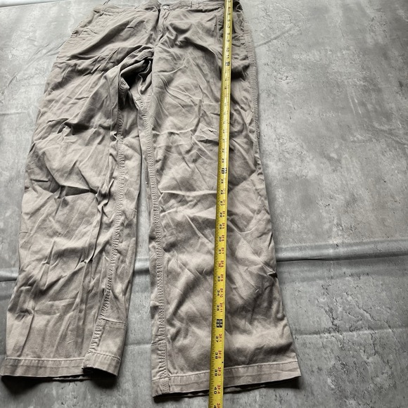 Mountain Khakis Teton Twill Pants Mens 35x32 Hiking Outdoor Beige 100% Cotton - Picture 3 of 12